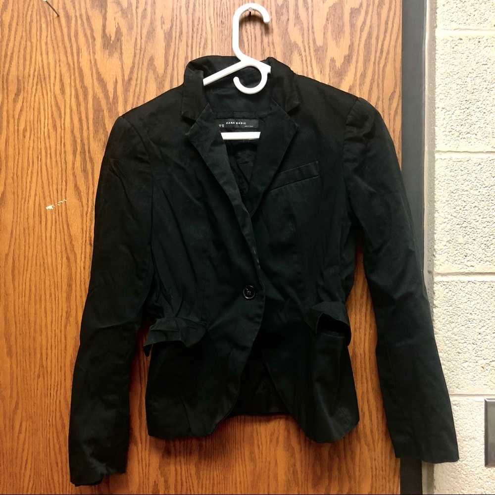 Black blazer jacket - Zara basic Size M